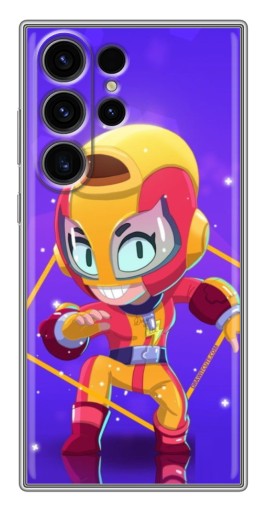 Силиконовый чехол с изображением "Герой MAX" для Samsung Galaxy S22 Ultra