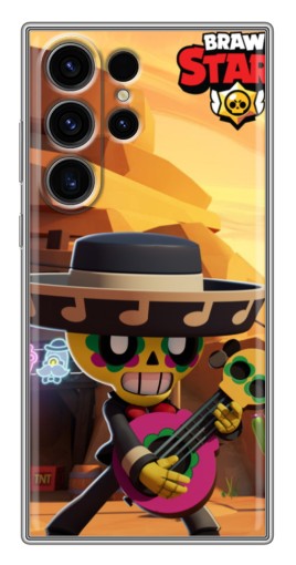 Чехол с картинкой "Гитарист Poco" для Samsung Galaxy S22 Ultra