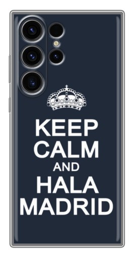 Силиконовый чехол с изображением "Hala Madrid" для Samsung Galaxy S22 Ultra