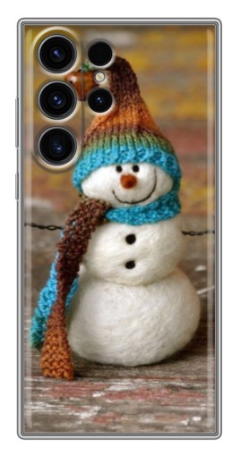 Чехол с принтом "Игрушечный снеговик" для Samsung Galaxy S22 Ultra