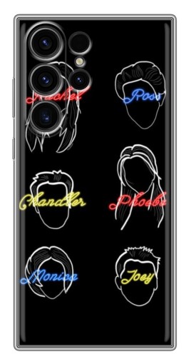 Чехол с принтом "Имена Друзей" для Samsung Galaxy S22 Ultra
