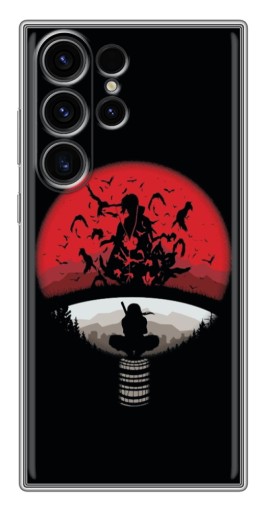 Силиконовый чехол с изображением "Итачи на черном" для Samsung Galaxy S22 Ultra