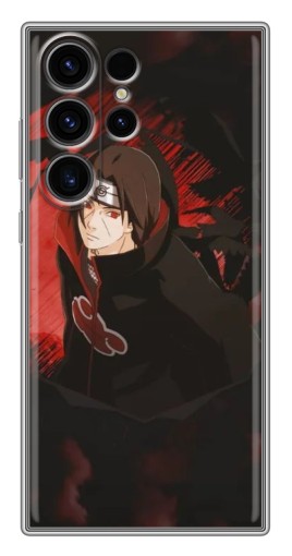 Силиконовый чехол с изображением "Итачи в плаще" для Samsung Galaxy S22 Ultra