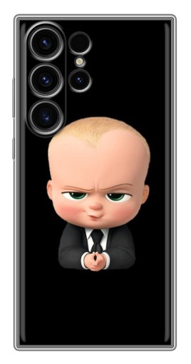 Силиконовый чехол с изображением "Хитрый Босс" для Samsung Galaxy S22 Ultra