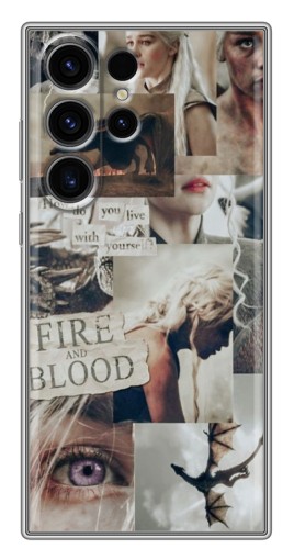 Чехол с печатью "Коллаж Дейнерис" для Samsung Galaxy S22 Ultra
