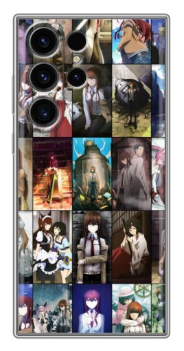 Чехол с печатью "Коллаж Курису Макисе" для Samsung Galaxy S22 Ultra