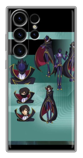 Чехол с картинкой "Коллаж Лелуш" для Samsung Galaxy S22 Ultra