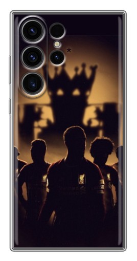 Силиконовый чехол с изображением "Команда Ливерпуль" для Samsung Galaxy S22 Ultra