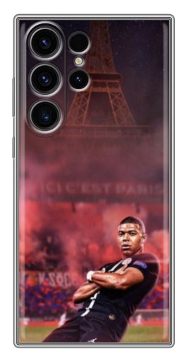 Чехол с печатью "Король ПСЖ Мбаппе" для Samsung Galaxy S22 Ultra