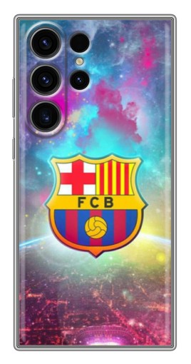 Силиконовый чехол с изображением "Космическая Бара" для Samsung Galaxy S22 Ultra