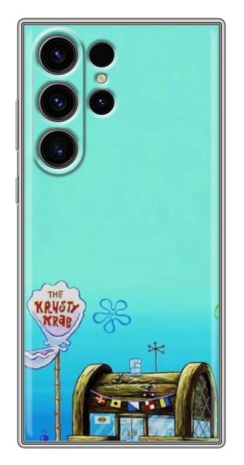 Чехол с картинкой "Krusty Krab" для Samsung Galaxy S22 Ultra