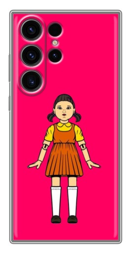 Чехол с печатью "Кукла" для Samsung Galaxy S22 Ultra