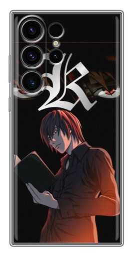Силиконовый чехол с изображением "Лайт Ягами Death Note" для Samsung Galaxy S22 Ultra