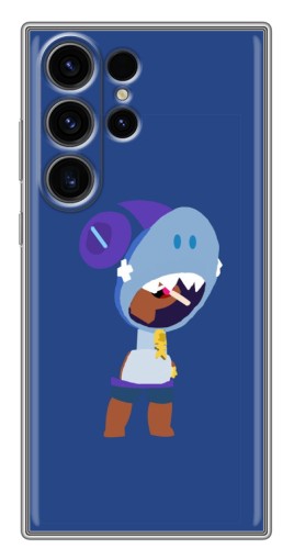 Чехол с картинкой "Леон с конфетой" для Samsung Galaxy S22 Ultra