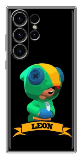 Чехол с принтом "LEON" для Samsung Galaxy S22 Ultra