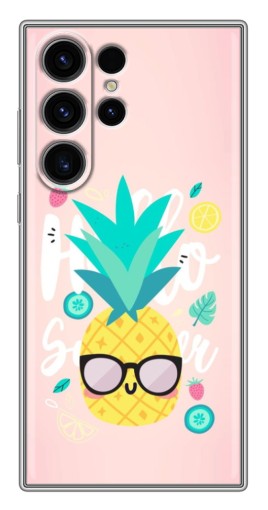 Чехол с печатью "Летний ананас" для Samsung Galaxy S22 Ultra