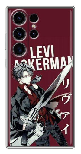 Силиконовый чехол с изображением "levi Ackerman" для Samsung Galaxy S22 Ultra