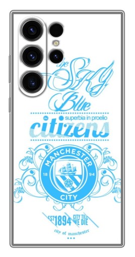 Чехол с принтом "Лого Man Sity" для Samsung Galaxy S22 Ultra