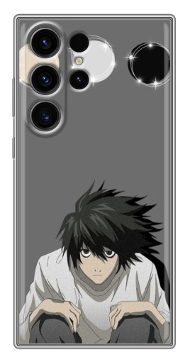 Чехол с картинкой "Лоулайт задумался" для Samsung Galaxy S22 Ultra