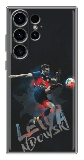 Чехол с картинкой "Лёва" для Samsung Galaxy S22 Ultra