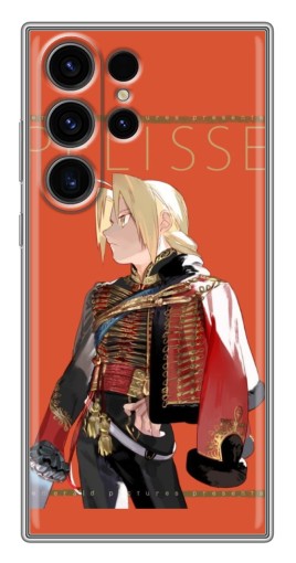 Чехол с картинкой "Майор Элрик" для Samsung Galaxy S22 Ultra