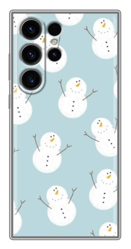 Чехол с принтом "Маленькие снеговики" для Samsung Galaxy S22 Ultra