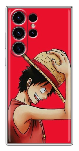 Чехол с принтом "Манки в шляпе" для Samsung Galaxy S22 Ultra