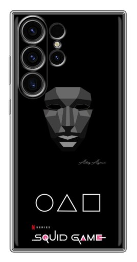 Чехол с картинкой "Маска фронтмена" для Samsung Galaxy S22 Ultra
