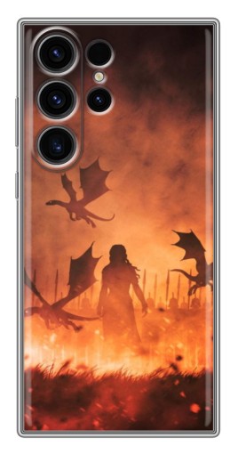 Чехол с картинкой "Мать драконов" для Samsung Galaxy S22 Ultra