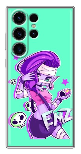 Силиконовый чехол с изображением "Милая Emz" для Samsung Galaxy S22 Ultra