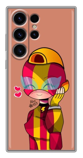 Силиконовый чехол с изображением "Милая MAX" для Samsung Galaxy S22 Ultra