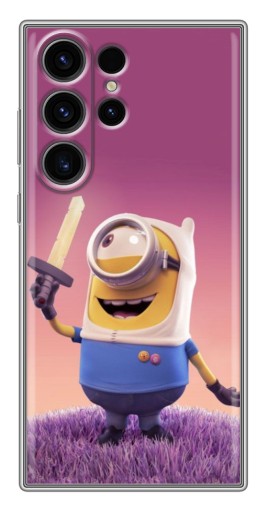 Чехол с принтом "Миньон с мечом" для Samsung Galaxy S22 Ultra