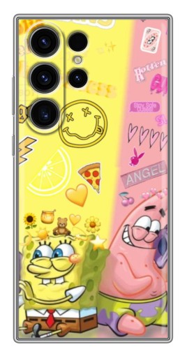 Чехол с картинкой "Модный разговор" для Samsung Galaxy S22 Ultra