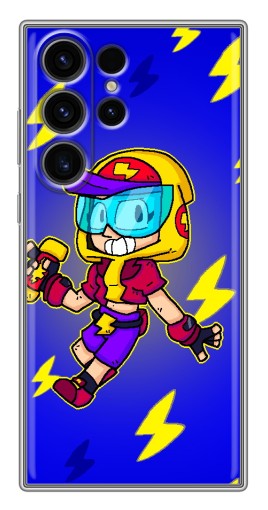 Чехол с картинкой "Молниеносная MAX" для Samsung Galaxy S22 Ultra