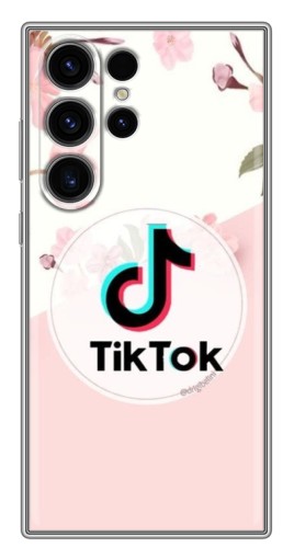 Чехол с принтом "Нежный принт" для Samsung Galaxy S22 Ultra