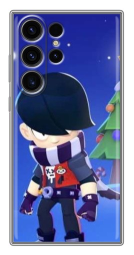 Чехол с картинкой "Новогодний Эдгард" для Samsung Galaxy S22 Ultra