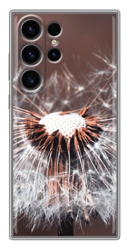 Чехол с картинкой "Одуванчик вблизи" для Samsung Galaxy S22 Ultra