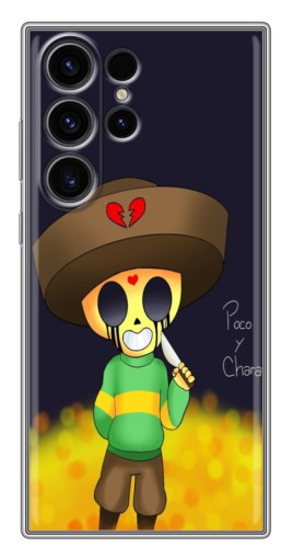 Чехол с картинкой "Poco y Chara" для Samsung Galaxy S22 Ultra