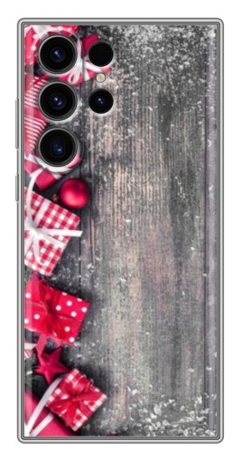 Чехол с печатью "Подарочный фон" для Samsung Galaxy S22 Ultra