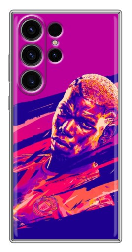 Силиконовый чехол с изображением "Погба МЮ" для Samsung Galaxy S22 Ultra
