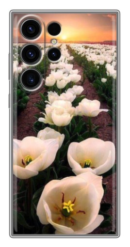 Чехол с печатью "Поле тульпанов " для Samsung Galaxy S22 Ultra