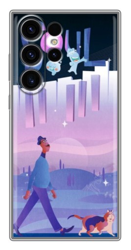 Силиконовый чехол с изображением "Постер к мультику" для Samsung Galaxy S22 Ultra