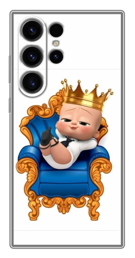 Чехол с принтом "Ребенок Король" для Samsung Galaxy S22 Ultra