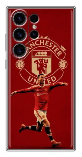 Чехол с печатью "Ronaldo в МЮ" для Samsung Galaxy S22 Ultra