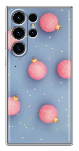 Чехол с печатью "Розовые шары" для Samsung Galaxy S22 Ultra