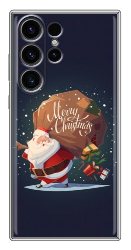 Чехол с принтом "Санта с подарками" для Samsung Galaxy S22 Ultra