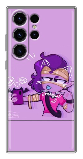 Чехол с картинкой "Селфи Emz" для Samsung Galaxy S22 Ultra