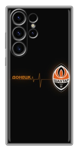 Силиконовый чехол с изображением "Шахтер в сердце" для Samsung Galaxy S22 Ultra