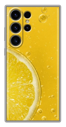 Чехол с картинкой "Сочный лимон" для Samsung Galaxy S22 Ultra