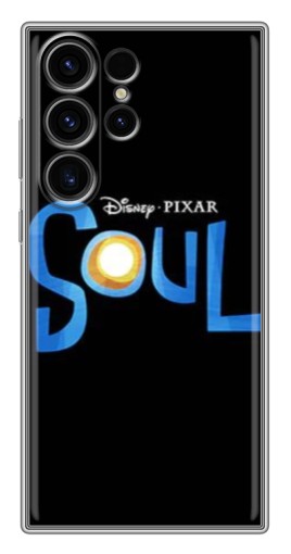 Силиконовый чехол с изображением "Soul" для Samsung Galaxy S22 Ultra